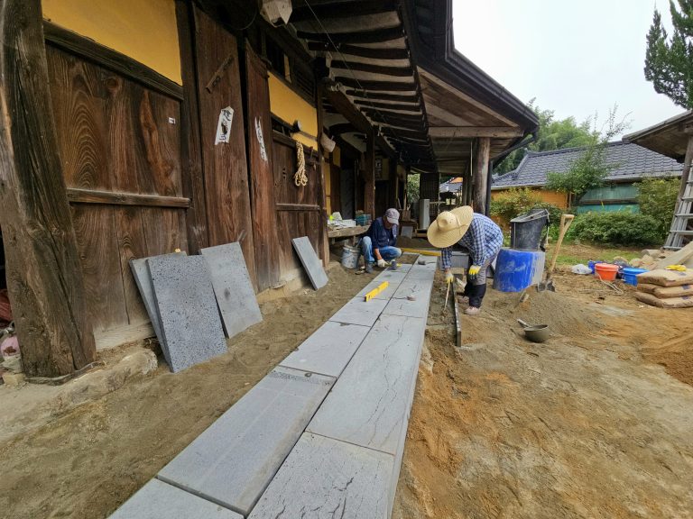 경주 리모델링 마당 조경 공사 사진2